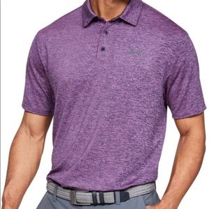 Under Armour elevated heather heatgear polo